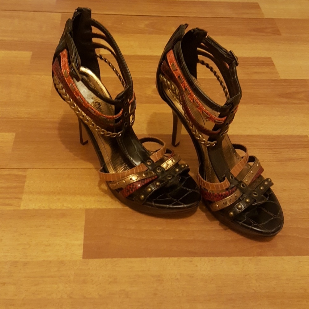 Strappy heels